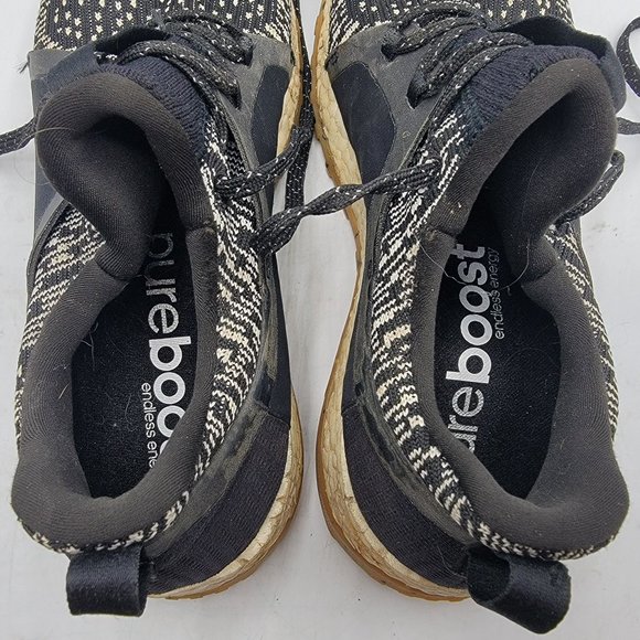 Adidas Pure Boost X Womens All Terrain Running Shoes BY2691 Black Whte Size 8 - Picture 8 of 12